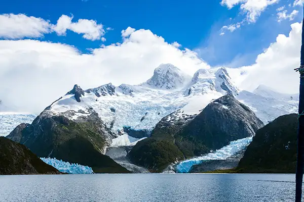 Glacier Ventisquero Guilcher, in Chilean Patagonia